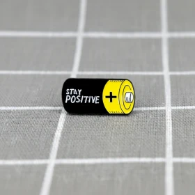 Pinarna.cz Baterka - Stay positive / Zůstaň pozitivní