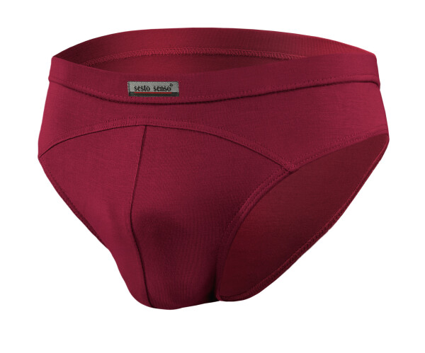 Sesto Senso Pánské kalhotky Cadet Brief Claret