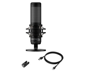 HyperX QuadCast S - USB Microphone (Black-Grey) - RGB Lighting (HMIQ1S-XX-RG/G) - Mikrofon EDF_1459002