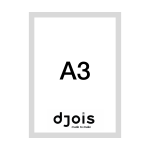 Djois Magneto LEAN, A3, šedý, 10 ks