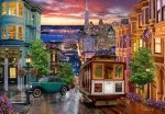 BLUEBIRD Puzzle Tramvaj v San Franciscu