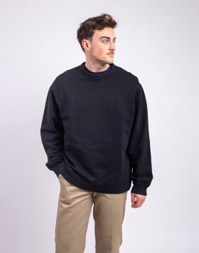Carhartt WIP Faded Pond Corps Sweatshirt Black heavy stone wash XL