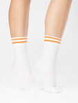 Ponožky Player 80 Den White-Orange - Fiore UNI