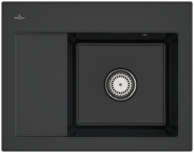 Keramický dřez Villeroy & Boch Subway 45 Compact, 331301R7, Pure Black 331301R7