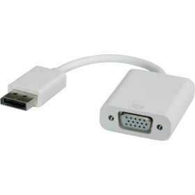 Roline DisplayPort / VGA kabelový adaptér Konektor DisplayPort, VGA pólové zásuvka 0.15 m šedá 12.03.3135 Kabel DisplayPort