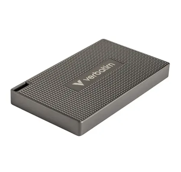 Verbatim Metal Mini Externí SSD disk 512GB černá / USB-C 3.2 Gen 2x2 / R: 2000MBs / W: 1750MBs (32030)