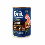 Brit Premium by Nature Pork with Trachea 800 g / Konzerva pro psy (8595602563371)