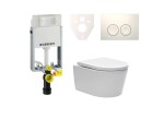 Cenově zvýhodněný závěsný WC set Geberit k zazdění + WC SAT Brevis SIKOGE1W1 SIKOGE1W1