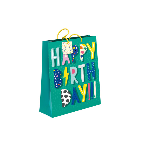 Dárková taška malá - Happy Birtday (17,8 × 9,8 × 22,9 cm) - Albi