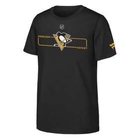 Outerstuff Dětské tričko Pittsburgh Penguins NHL Authentic Pro Rink Short Sleeve Cotton Velikost: Dětské S (122 – 134)