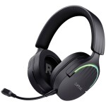 Trust GXT491 FAYZO Gaming Sluchátka Over Ear Bluetooth® Virtual Surround černá Surround-Sound, Vypnutí zvuku mikrofonu,