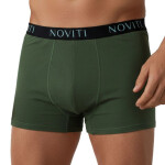 Pánské boxerky 004 02 - NOVITI Zelená L