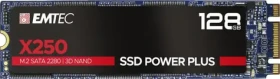 EMTEC Power Plus X250 128GB / M.2 / SATA III / 3D TLC / R:520MBps / W:500MBps / MTBF 2mh / 3y (ECSSD128GX250)