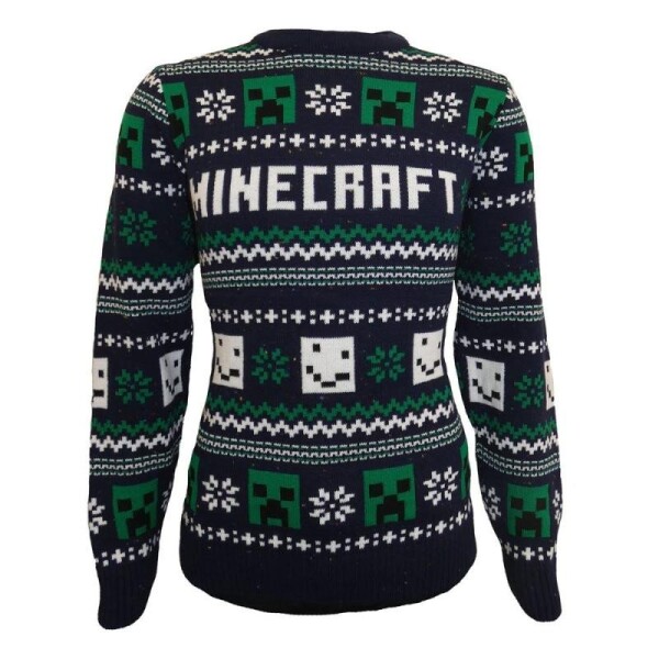 Minecraft vánoční svetr - Jumper Pattern (velikost M)