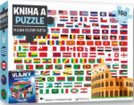 Kniha puzzle Vlajky celého světa