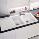 VILLEROY & BOCH - Architectura Keramický dřez 116x51 cm s odtokem, CeramicPlus, alpská bílá 338002R1