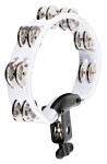 Meinl HTMT2WH Headliner Mountable ABS Tambourine - White