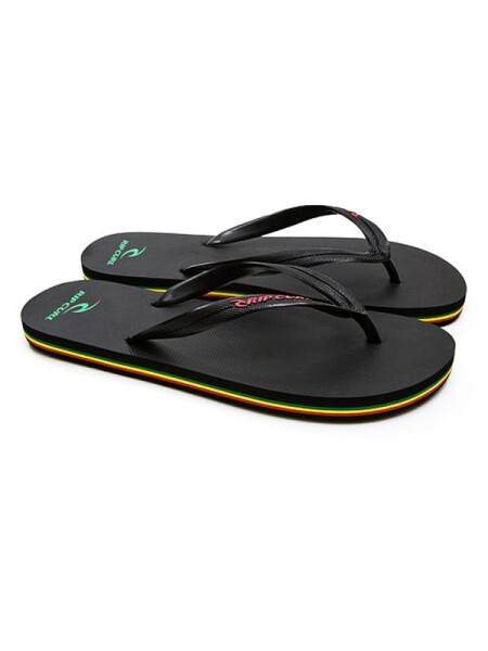 Rip Curl MC+ Black/Rasta pánské žabky - 40EUR