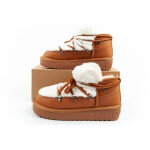 D.Franklin dámské sněhové boty zimní módní kožešina zateplené hnědé pro kotníkové dámské 38