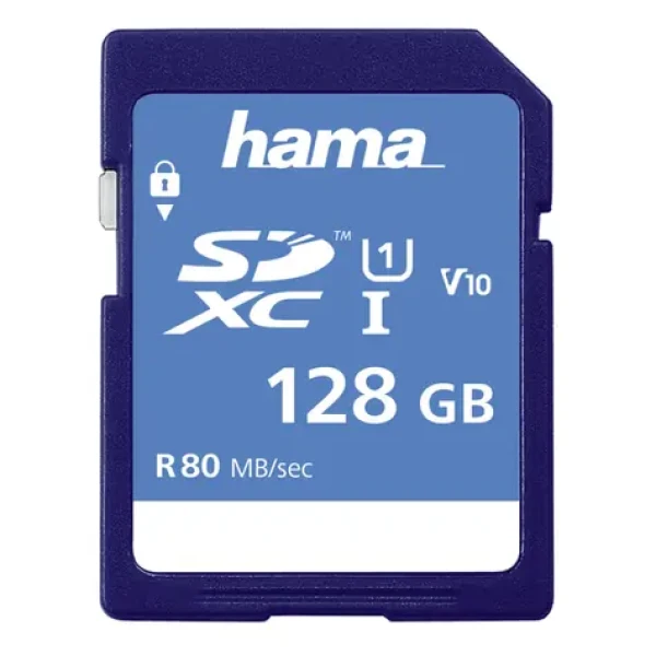 Hama microSDXC 128GB + Adapter / Class 10 / UHS-I / až 80MBs (124137)