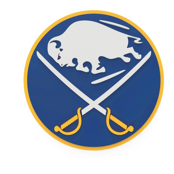 Cedule Buffalo Sabres NHL 3D Foam Logo