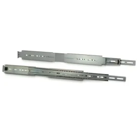 Inter-Tech teleskopické lišty 18" stříbrné / Teleskopické lišty / Pro 19" skříně / Výsuv 350–450 mm / Nosnost 30 kg (88887195)