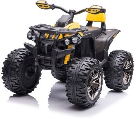 Mamido Dětská elektrická čtyřkolka ATV Power 4x4 žlutá
