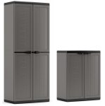 Keter JOLLY HIGH + JOLLY LOW set skříní