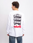 Tričko Carhartt WIP L/S Framework T-Shirt White