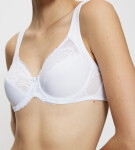 Dámská podprsenka Modern Lace+Cotton W02 - WHITE - bílá 0003 - TRIUMPH WHITE 80E