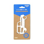 GENTLEMEN'S HARDWARE Multifunkční nástroj Car, stříbrná barva, kov