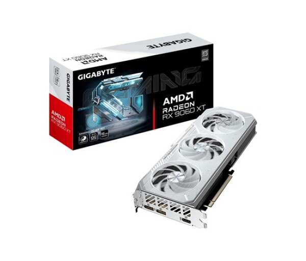 GIGABYTE VGA AMD Radeon RX 9060 XT GAMING OC ICE 16G, 16G GDDR6, 2xDP, 1xHDMI EDF_1706289