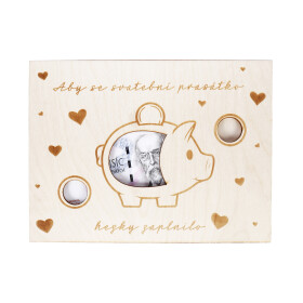 Velká kapsa na peníze - Prasátko