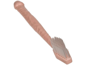 Kartáček na zuby s penisem plastový – žertovná rekvizita
