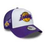New Era Pánská kšiltovka Los Angeles Lakers NBA 17-Time Champion Side Patch Trucker Adjustable