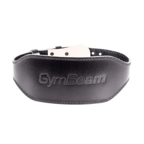 Fitness opasek celokožený černý - GymBeam (XL, černá) (62197-4-XL)