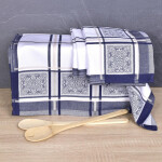 Utěrky z egyptské bavlny SOLE BLUE 50 x 70 cm 3 ks