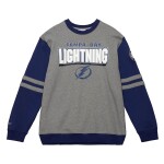 Mitchell & Ness Pánská mikina Tampa Bay Lightning NHL All Over Crew Fleece Velikost: S