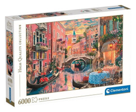 Puzzle Západ slunce v Benátkách 6000 dílků - Clementoni