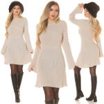 Sexy Koucla Knitdress "flared" Blogger Style barva velikost Einheitsgroesse