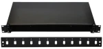 19" Optická vana 12xSC simplex včetně kazety černá (50271573023)