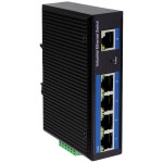 LogiLink NS202 NS202 průmyslový ethernetový switch 5 portů 10 / 100 / 1000 MBit/s funkce PoE