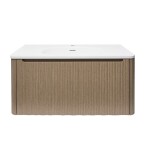 Koupelnová skříňka s umyvadlem Naturel Austen 99x47,5x45 cm light pine mat AUSTEN100LP AUSTEN100LP