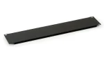 XtendLan 19" černá / Záslepka / 2U / kovová (ZASLEPKA-2U-Black)
