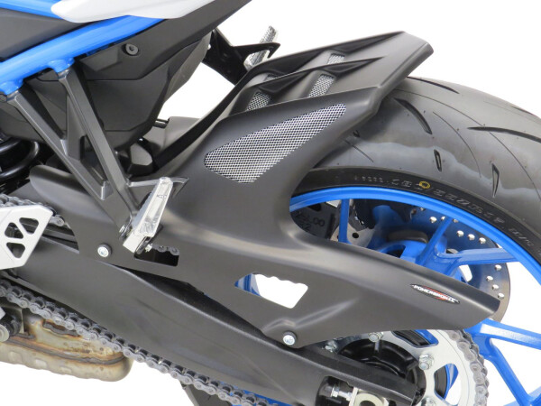 Suzuki Gsx-8S 23-25, Gsx-8R 24-25 Zadní blatník - Matná černá-stříbrná mřížka