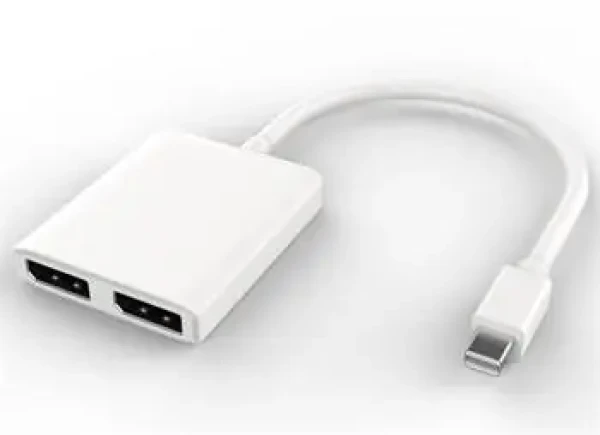 PremiumCord adaptér mini DisplayPort - 2x DisplayPort / rozšíření + zrcadlení obrazu / 4K*2K@30Hz (kportadm17)