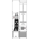 Striebel & John 2CPX033806R9999 KA4210 skříň na elektroměr vestavné Počet modulů (šířka) = 24 Počet řádků = 1 Obsah 1 ks