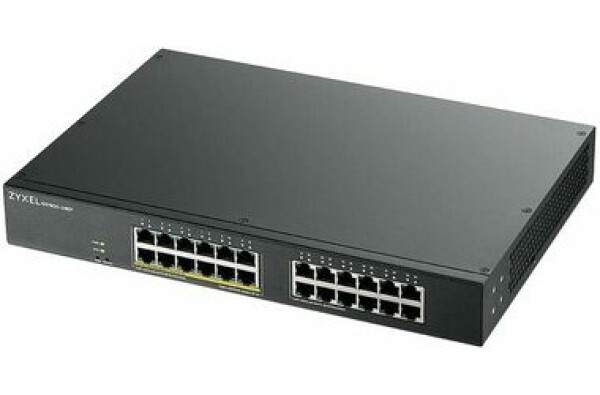 ZyXEL GS1900-24EP / Switch řízený / 10|100|1000Mbps / 24x GLAN / Qos / VLAN / PoE 130W (GS1900-24EP-EU0101F)