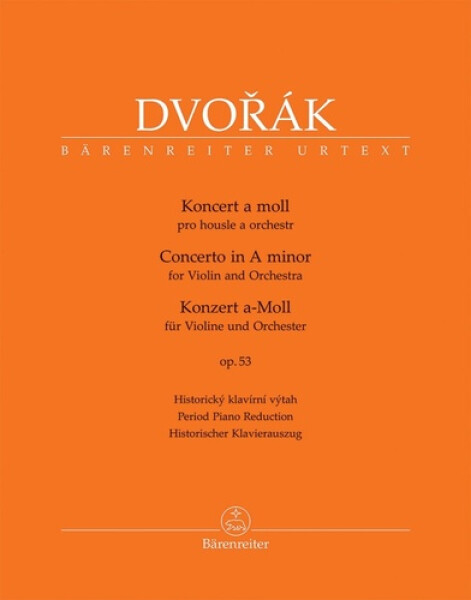 Koncert a moll pro housle a orchestr op. 53 - Antonín Dvořák