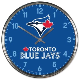 Hodiny Toronto Blue Jays MLB Chrome Team Design